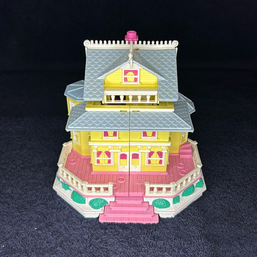 Polly Pocket Pop Up Party Play House, complete. 1995 Bluebird Toys